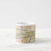 Tasse Expresso Carte de Yonkers NY (Devant)