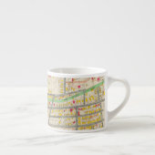 Tasse Expresso Carte de Yonkers NY (Droite)