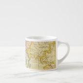 Tasse Expresso Carte gravée par monde (Droite)