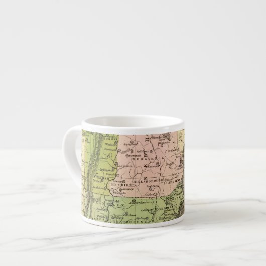 Tasse Expresso Carte orientale d'Olney d'états (Devant gauche)