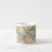 Tasse Expresso Cartes du monde (Devant)