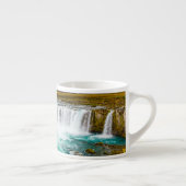 Tasse Expresso Cascade de Godafoss, Islande (Droite)