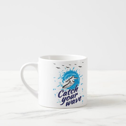 Tasse Expresso Catch Your Wave (Gauche)
