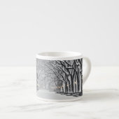 Tasse Expresso Central Park en hiver 2 (Devant droit)