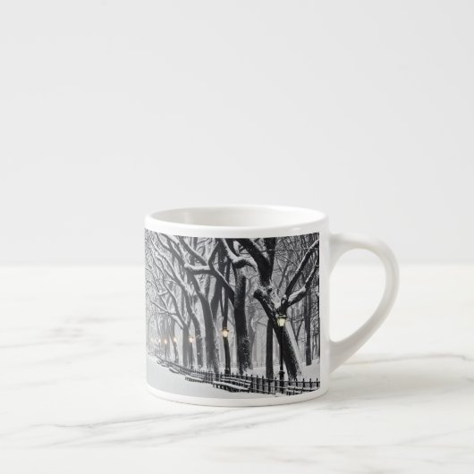 Tasse Expresso Central Park en hiver 2 (Droite)