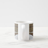 Tasse Expresso Cerf Blanc En Neige (Dos)