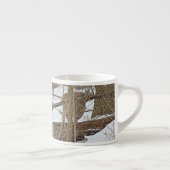 Tasse Expresso Cerf Blanc En Neige (Droite)