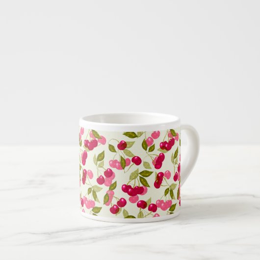 Tasse Expresso Cerise mûre (Devant droit)