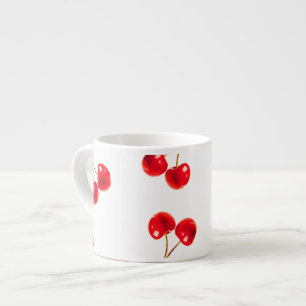 Tasse Expresso cerises vive