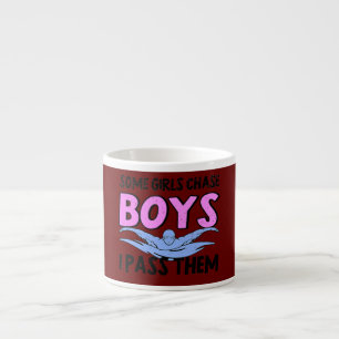 Tasse Expresso Certaines filles poursuivent des garçons Je les dé
