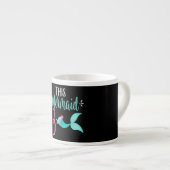Tasse Expresso Cette Sirène Est 3 Mermaids 3e Fille Anniversaire (Devant droit)