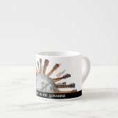TASSE EXPRESSO CHAÎNES DE GUITARE AU SOLEIL (Devant droit)