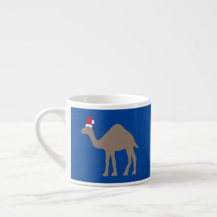 Tasse Expresso Chameau de Noël mignon