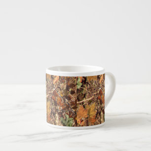 Tasse Expresso Chasseur de la nature Automne Camouflage peinture 