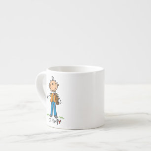 Tasse Expresso Chasseur de Stick Figure