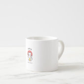 Tasse Expresso Chat chanceux heureux (Devant droit)