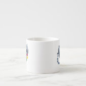 Tasse Expresso Chat et fleurs mignons de Kitty (Devant)