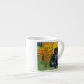 Tasse Expresso Chat noir de Van Gogh (Devant droit)