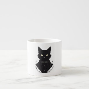 Tasse Expresso Chat noir enchanté de Salem