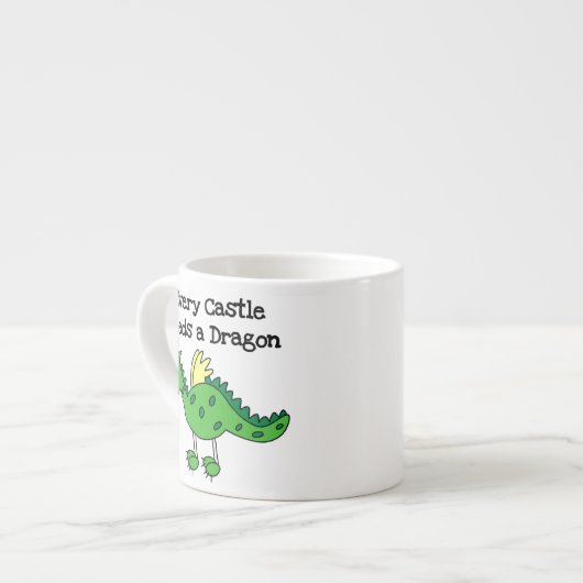 Tasse Expresso Château Dragon (Devant gauche)