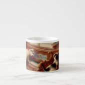 Tasse Expresso Chatons et Piano (Devant)