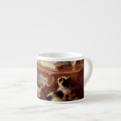 Tasse Expresso Chatons et Piano (Devant droit)