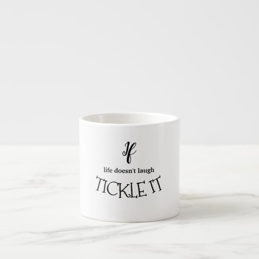 Tasse Expresso Chatouillez-le (Devant)