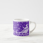Tasse Expresso Chaudron moche Le Père Noël traîne et rennes (Droite)