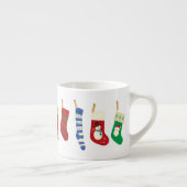 Tasse Expresso Chaussures de Noël Bouchons de spécialité (Droite)