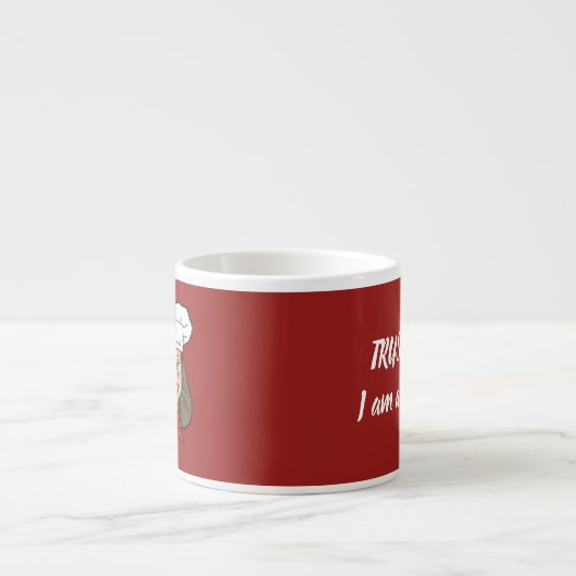 Tasse Expresso Chef femme (Devant)