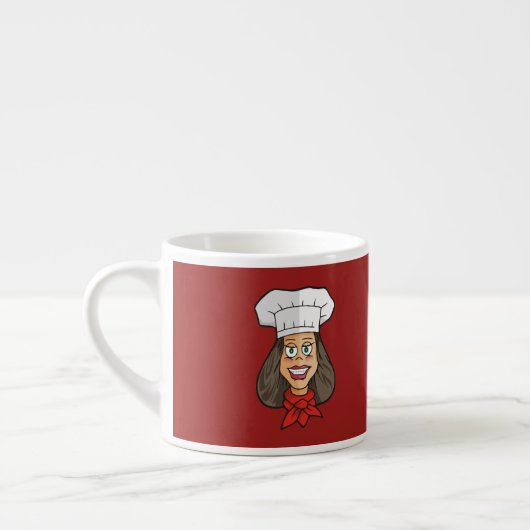 Tasse Expresso Chef femme (Gauche)