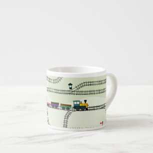 Tasse Expresso Chemins de fer pour enfants Trains et pistes