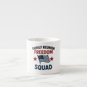 Tasse Expresso Chemise de réunion de famille Freedom Squad – USA