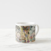 Tasse Expresso Cheshire Chat Alice Wonderland Classic (Devant droit)