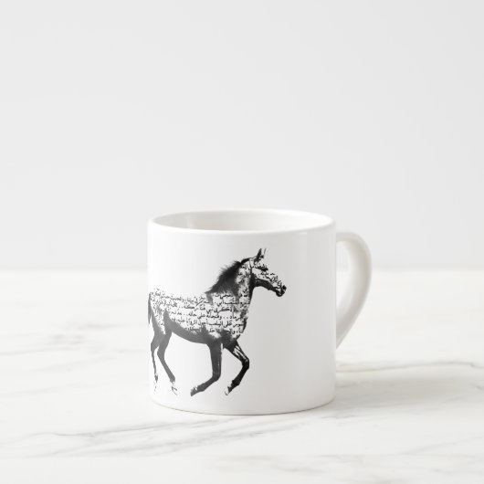 Tasse Expresso Cheval (Devant droit)