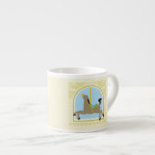 Tasse Expresso Cheval Carrousel par Juin Erica Vess (Devant droit)