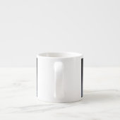 Tasse Expresso Chevaux à lancer l'oreiller (Dos)