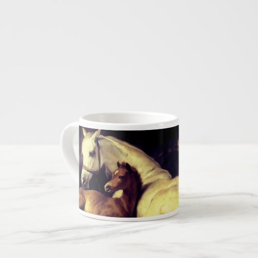 Tasse Expresso Chevaux d'atterrisseur (Devant gauche)