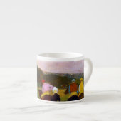Tasse Expresso Chevaux de course Edgar Degas à Longchamp (Devant droit)