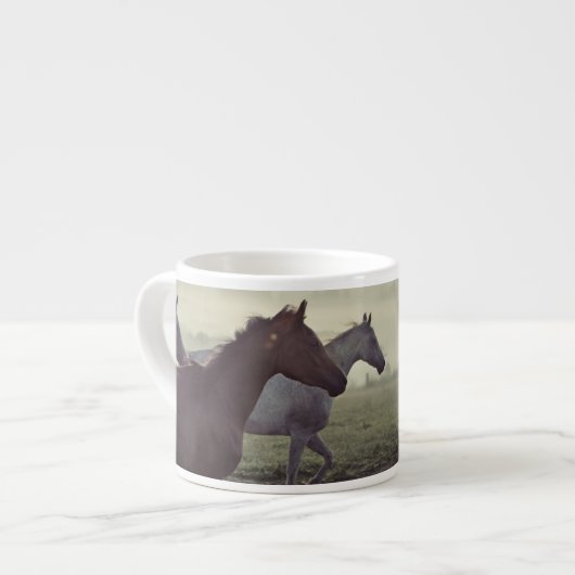 Tasse Expresso Chevaux sauvages (Devant gauche)