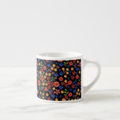 Tasse Expresso Chic Retro Floral Impression personnalisée Espress (Droite)