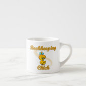 Tasse Expresso Chick de tenue de livres (Droite)