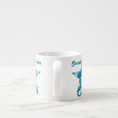 Tasse Expresso Chick ouvrier social #7 (Dos)