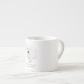 Tasse Expresso Chien chiot maltais le plus mignon (Devant droit)