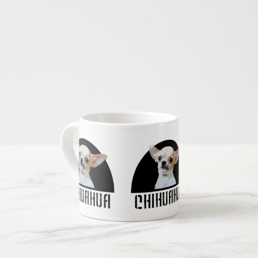 Tasse Expresso Chien de chiwawa (Devant gauche)