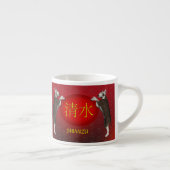 Tasse Expresso Chien de monogramme de Shimizu (Droite)