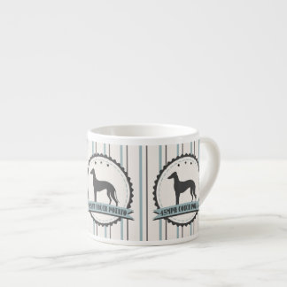 Tasse Expresso Chien paresseux du coureur retiré par lévrier