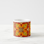 Tasse Expresso Chili et orange (Devant)