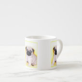 Tasse Expresso Chiot de carlin (Devant droit)