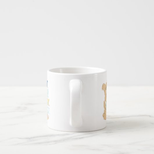 Tasse Expresso Chiot Scooby-Doo "Mange, Dors, Joue, Répète" (Dos)